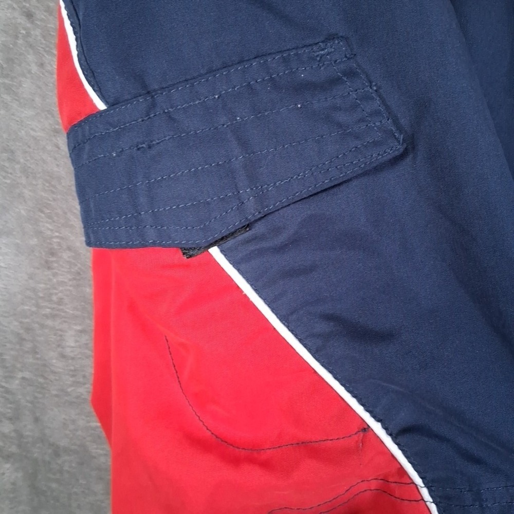 Boston Red Sox Cargo Swim Shorts Mens Size Large Blue Red Embroidered - Picture 3 of 5